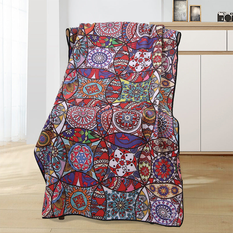70150 Heat Transfer Printing Microfiber Shawl Portable Quick-drying Bath Towel