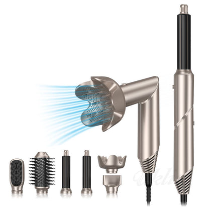 Automatic Hair Suction Six-in-one Folding Multifunctional Converter Hair Dryer