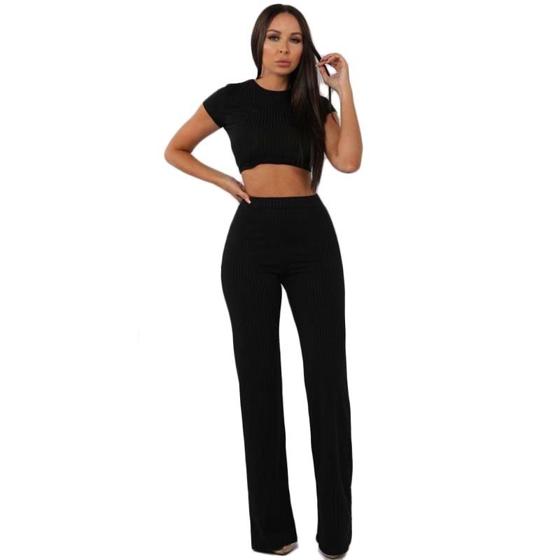 Casual suit female wide-leg pants two-piece suit