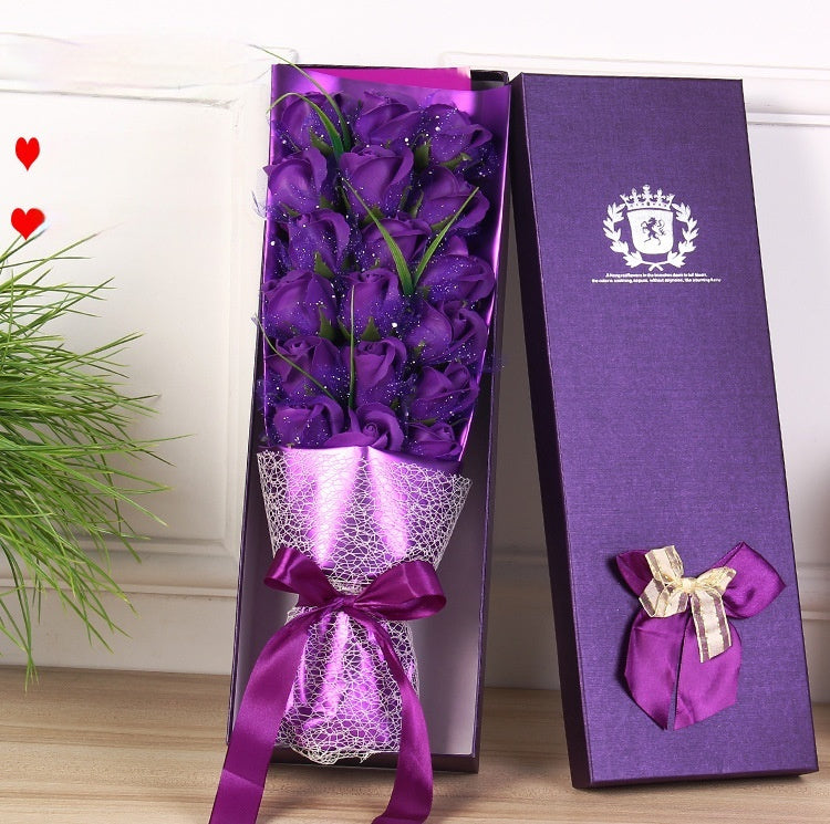 Creative And Practical Rose Soap Bouquet Gift Box