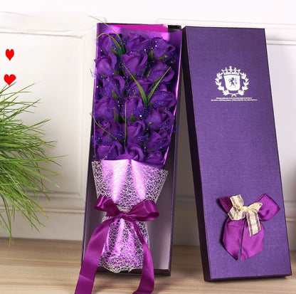 Creative And Practical Rose Soap Bouquet Gift Box