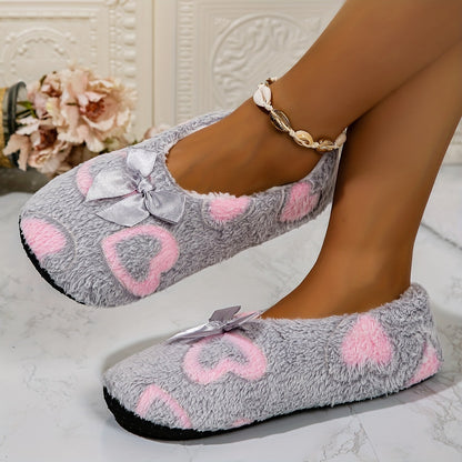 Women's Indoor Comfortable Breathable Warm Closed-toe Slippers Soft