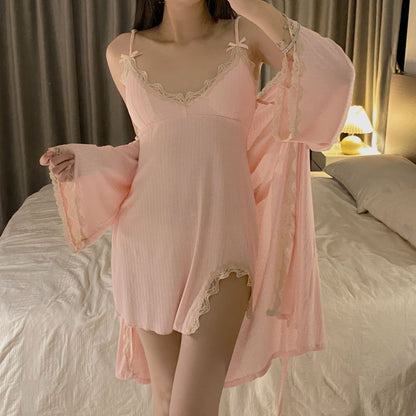 Women's Lace Versatile Modal Pajama Set