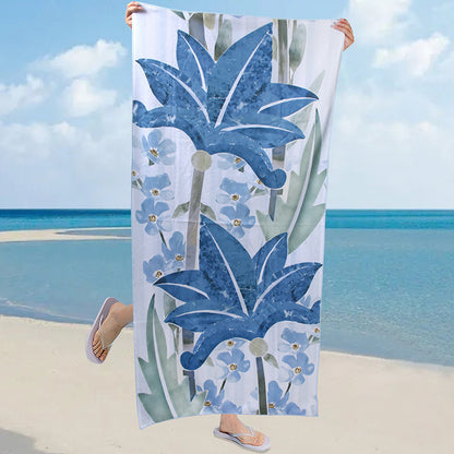 70150 Heat Transfer Printing Microfiber Shawl Portable Quick-drying Bath Towel