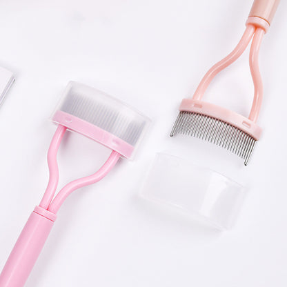 Steel Tooth Double Head Brow Groomer Mascara Brush Tool