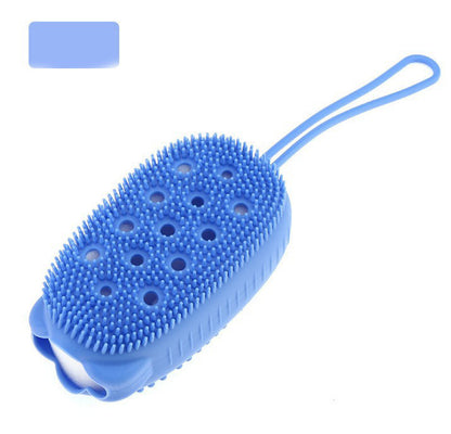 Silicone double-sided bath towel