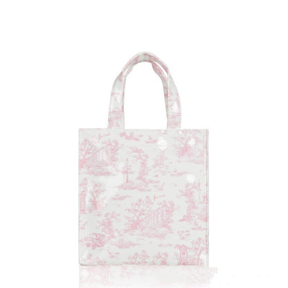 Simple Printed PVC Tote Bag Waterproof Large Capacity