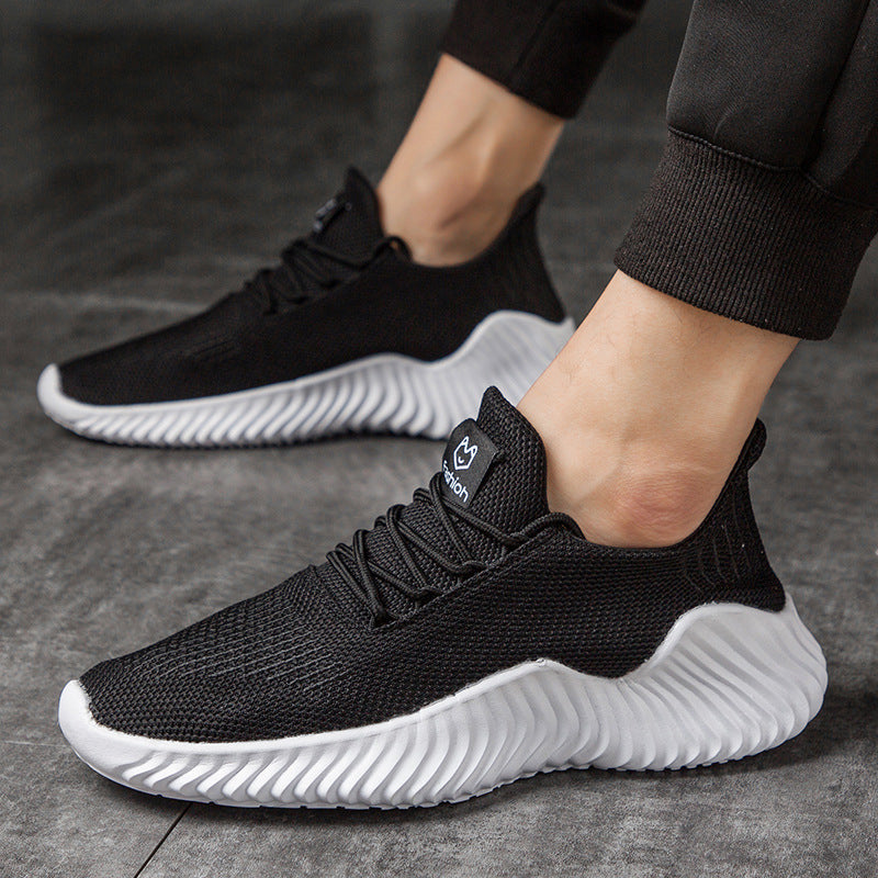 Men's Shoes Breathable Flying Shoes Sports Casual Shoes Trend Light Running