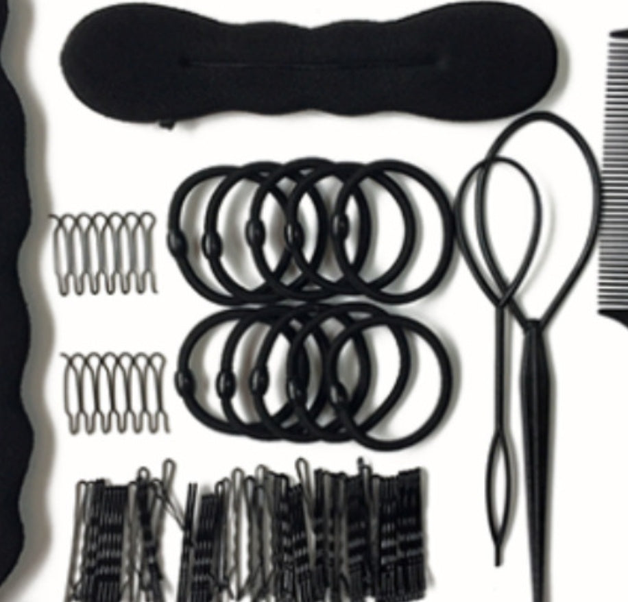 Coiled Hair Tool Braided Hair Coiler Set Coiled Hair Set