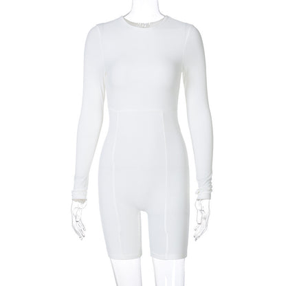 Knitted Slim-fit Hip-lifting Sports Yoga Jumpsuit