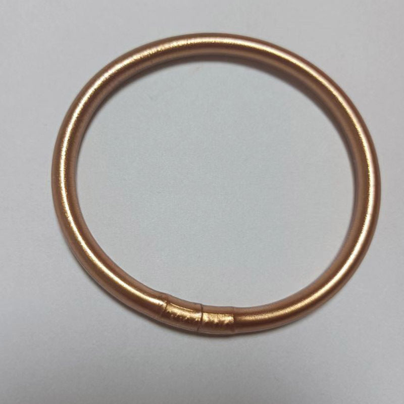 Women's Ins Fashion Shiny Silicone Bracelet