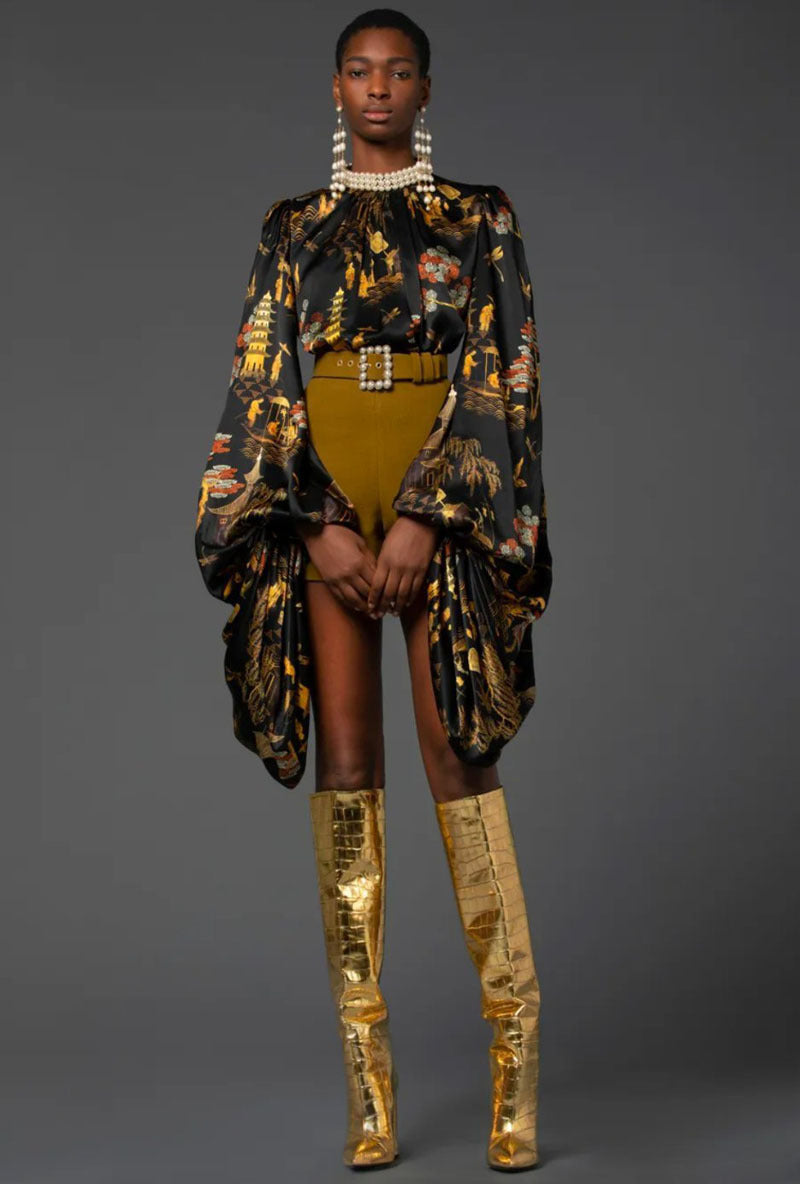 Women's Fashion Pointed Toe Stiletto Knee Boots