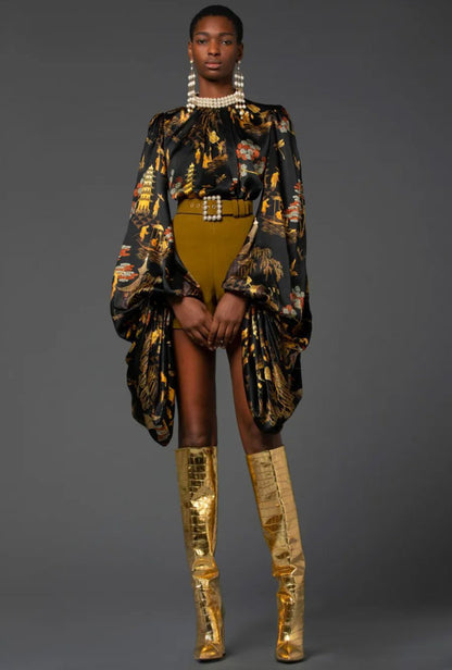 Women's Fashion Pointed Toe Stiletto Knee Boots