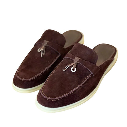 Lightweight Closed-toe Slippers Casual Large Size Flats