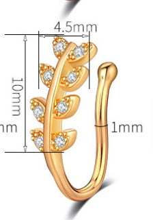 Non-perforated U Nose Clip
