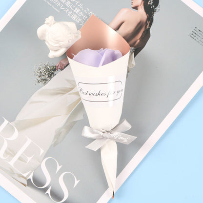 Mini Handmade Soap Flower Gift Box Small Bouquet With Valentine's Day Gift