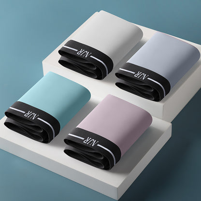 Ice Silk Men's Underwear Cotton Crotch Antibacterial Thin Breathable Loose