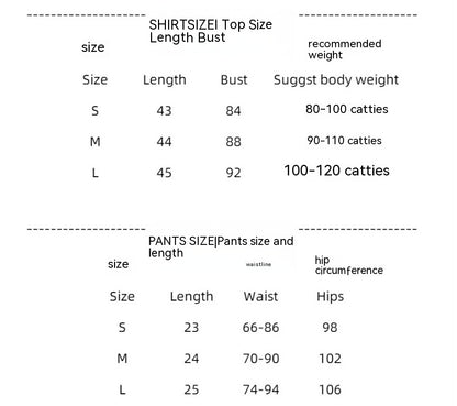 Love Suspender Shorts Pajamas Suit Homewear Women