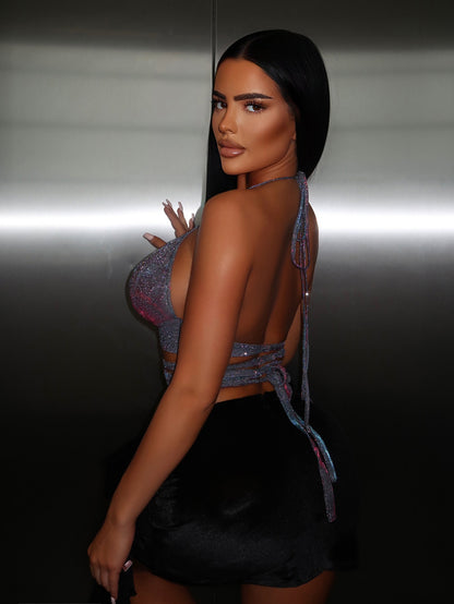 Summer Beach Backless Top For Women