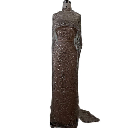 Pearl Light Luxury Trailing Dress Temperament Costume