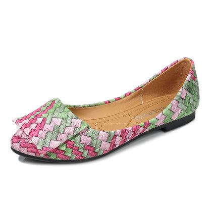 Flat shoes shallow mouth women's shoes