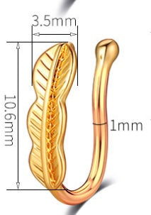 Non-perforated U Nose Clip