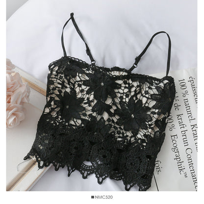 Short off shoulder sleeveless top