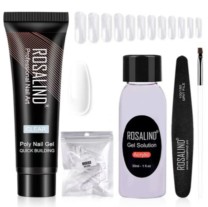 Extension Gel Polish Kit For Manicure Poly Nail Gel Set For