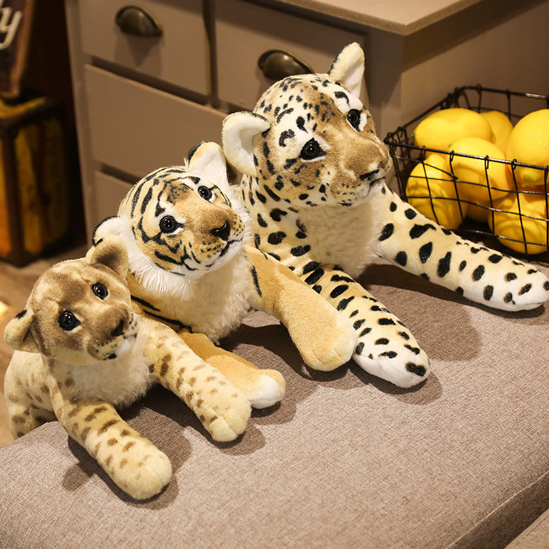 Lion King Plush Toy Simulation Tiger Leopard