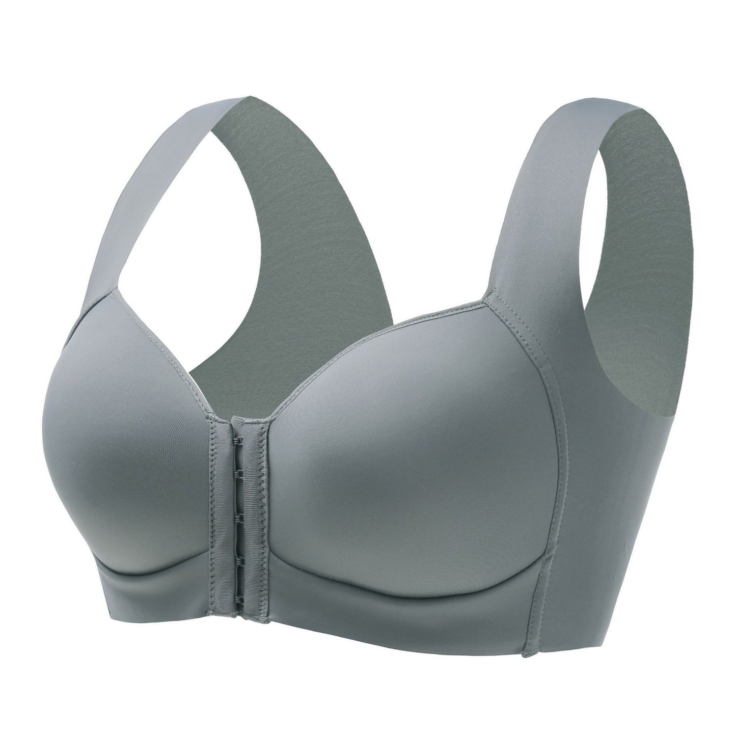 Women's Fashion Front Closure Underwired Gathering Bra