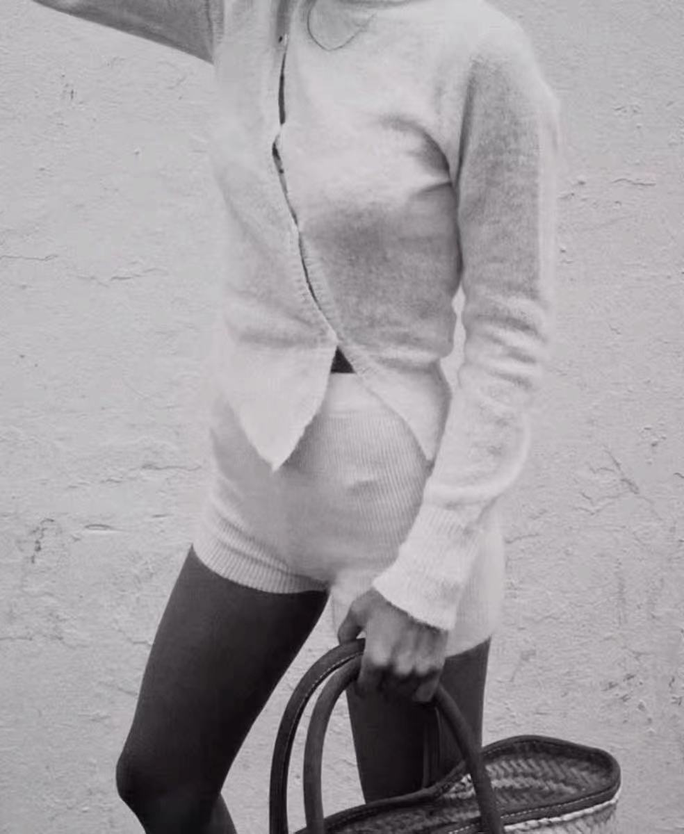 Women's Fashion Irregular Simple Knitting Cardigan