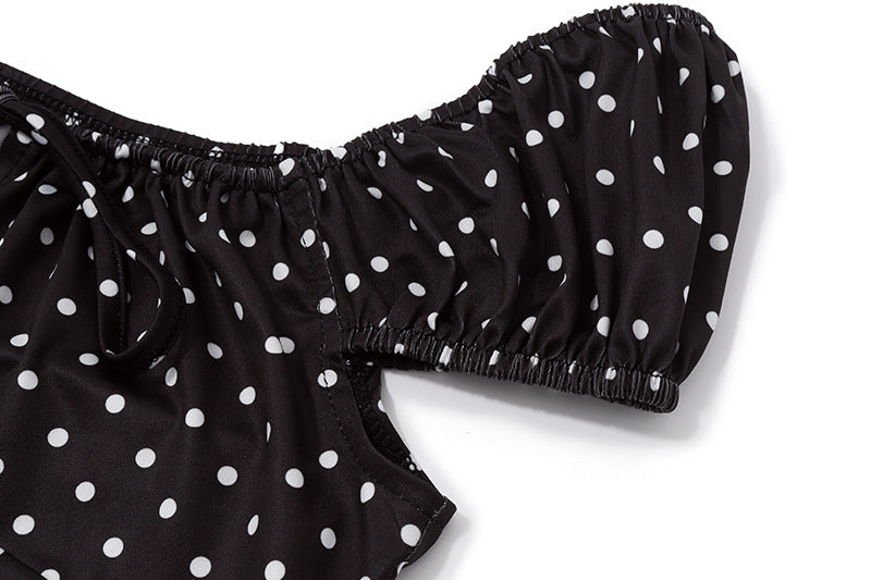 Off-shoulder Slim Fit Fashion Temperament Skirt Suit