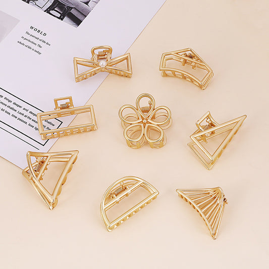 Golden hair accessory hair clip