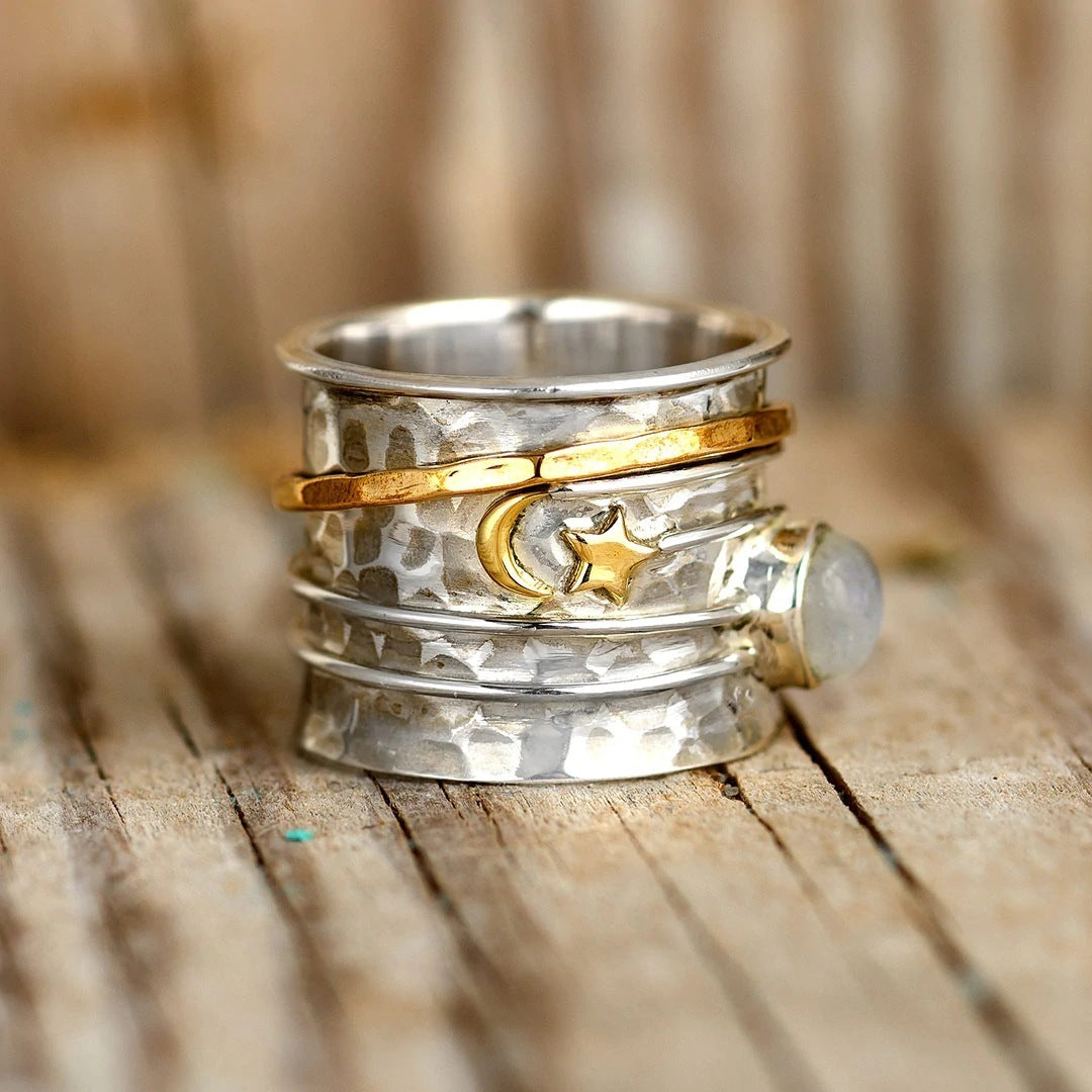 Creative Simple Star Moon Crystal Lady