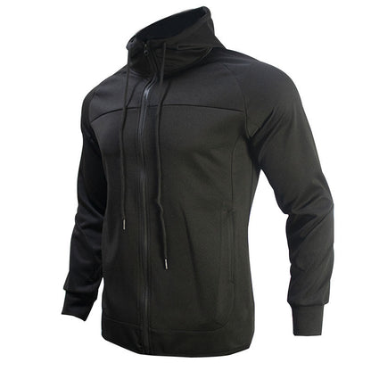 Hooded Autumn Jacket Sports Casual Suit Men