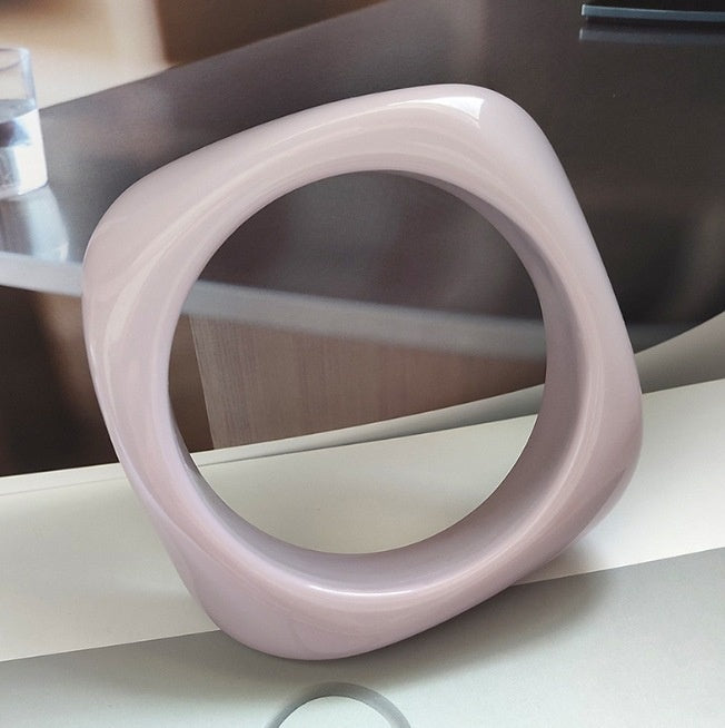 Acrylic Bracelet Exaggerated Ins Style Irregular Translucent