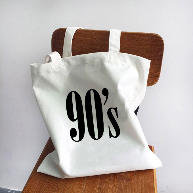 Women's Handbag Canvas Tote Printed Shopping Bag