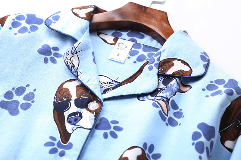 Woolen Home Suit Flannelette Pajamas Moonsuit Set