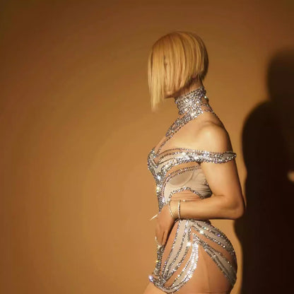 Ladies' Mesh Leisure Mini Sheath Dress