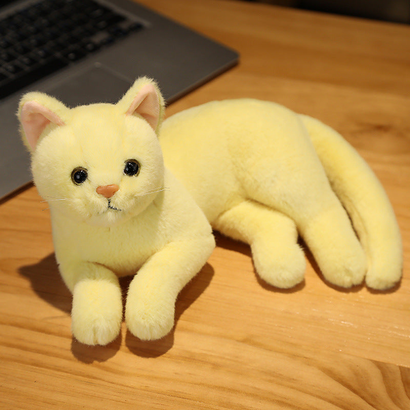 Cute Simulation Cat Doll Pillow Plush Toy