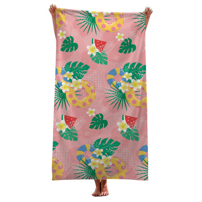 Creative Print Sunscreen Beach Towel Shawl