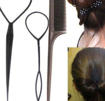 Coiled Hair Tool Braided Hair Coiler Set Coiled Hair Set