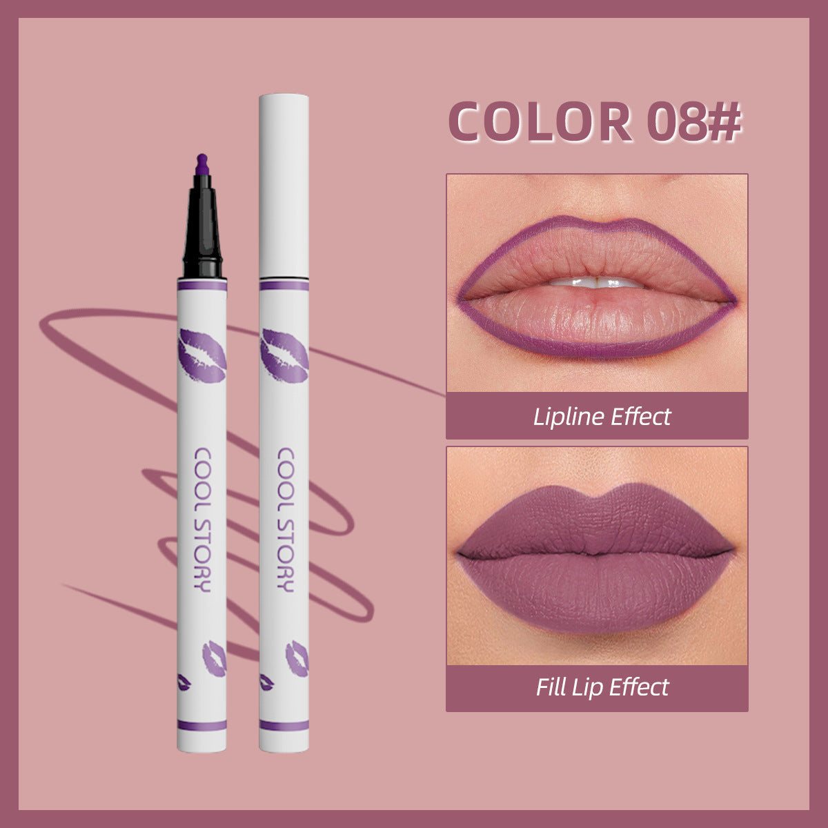 No Stain On Cup Lip Liner Matte Liquid