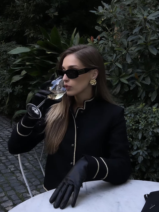 Women's Fashion Personality Black New Coat Women