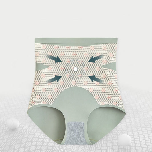 Seamless High Waist Bodybuilding Body Shaping Hip Lifting Strong Abdominal Pants Women