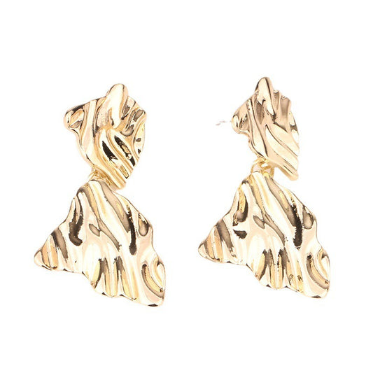 European And American Fashion Exaggerated Irregular Earrings Simple Geometric Female Vintage Earrings