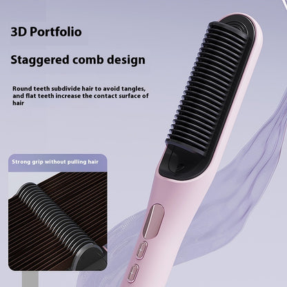 Household Hair Straightener LCD Display Multi-gear Temperature Adjustment Hair Curler