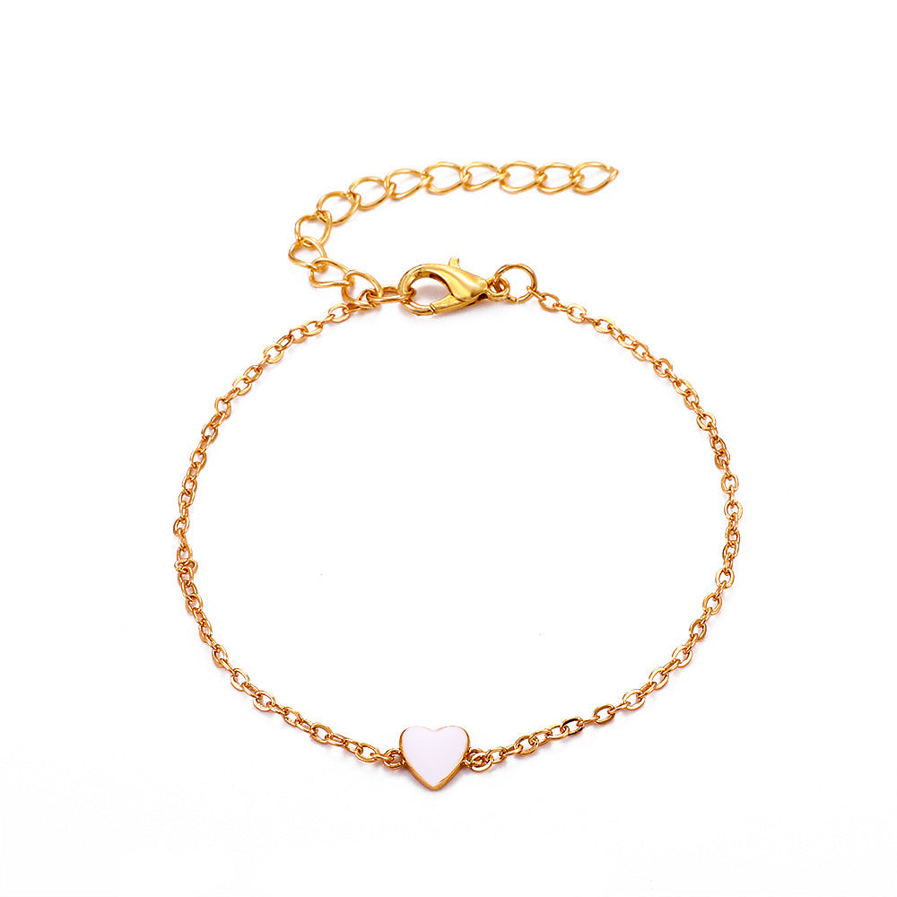 Niche Design Peach Heart Bracelet Valentine's Day Girlfriend Gift