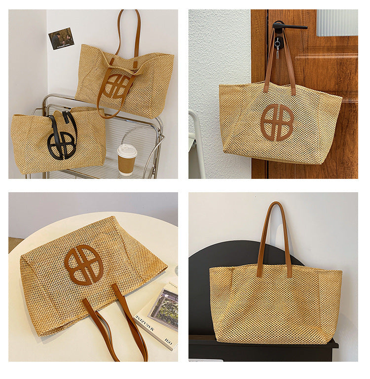 Summer Retro Large Capacity Tote Bag For Women