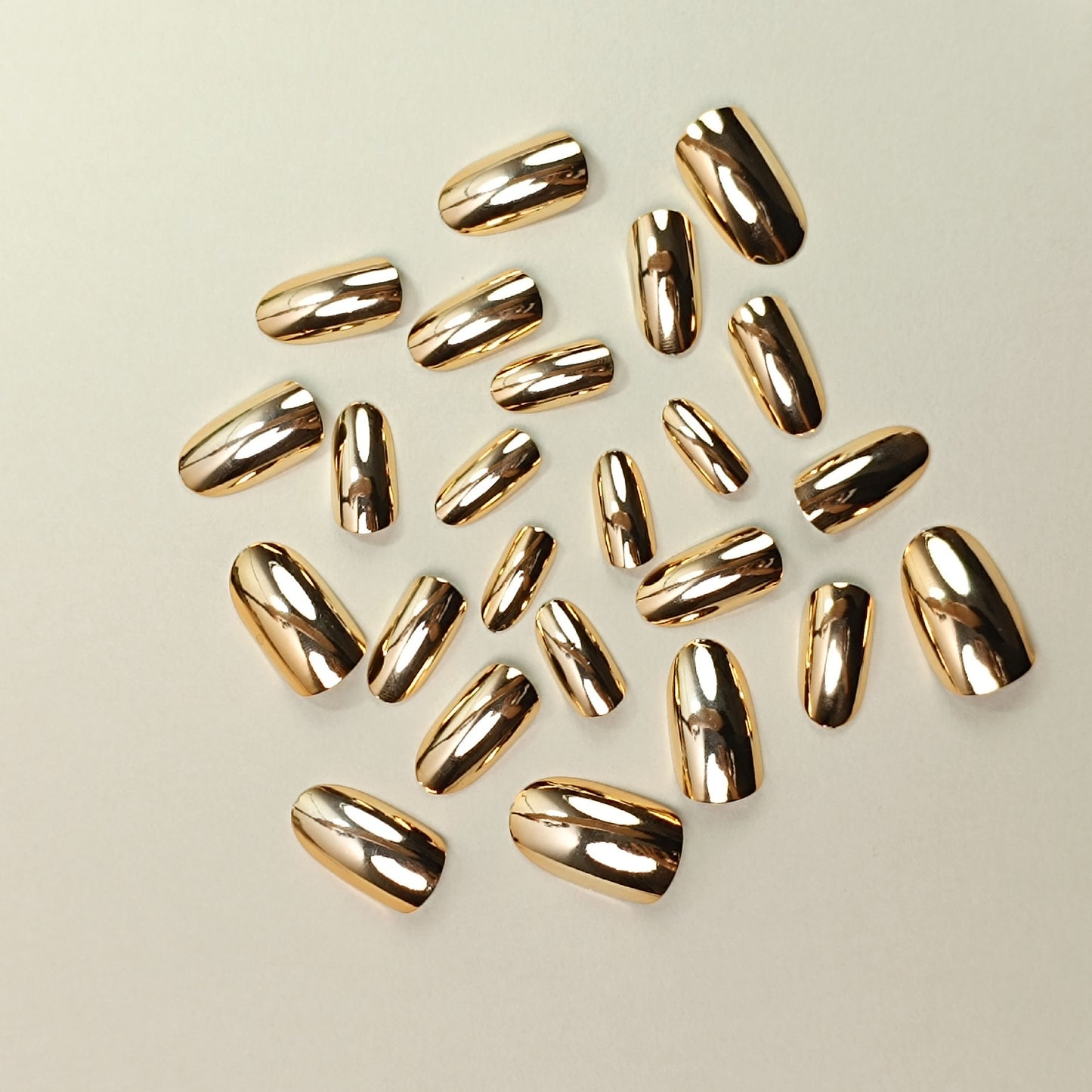 Electroplating  Nails Gold Wearable Removable